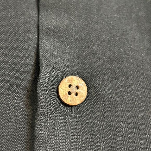 Hook & Tackle men‎ Large Black Embroidery Short Sleeve Button Down Fishing Shirt - Picture 6 of 11